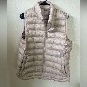 32 Degrees Light Beige Puffer Vest